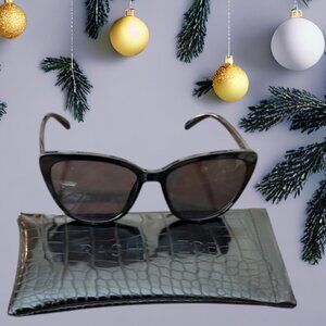 Rachel Zoe Cat Eye Large Lens Sunglasses